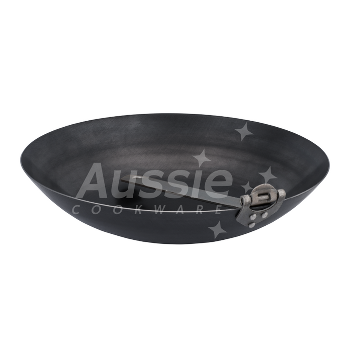 AUSSIE COOKWARE 14" WOK WITH FOLDING HANDLE