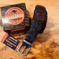 BARMAH KANGAROO LEATHER BELT [SZ:36]