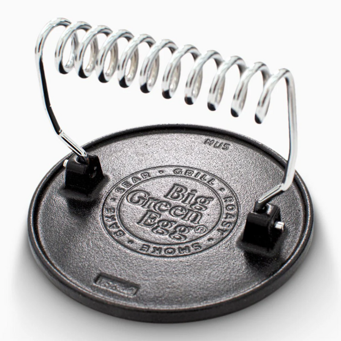 BIG GREEN EGG CAST IRON GRILL PRESS