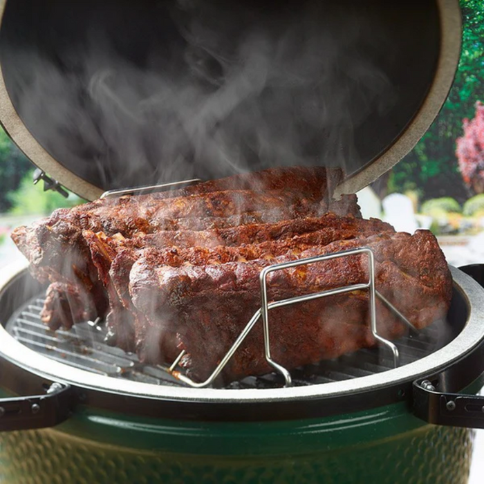 BIG GREEN EGG RIB RACK STAINLESS STEEL