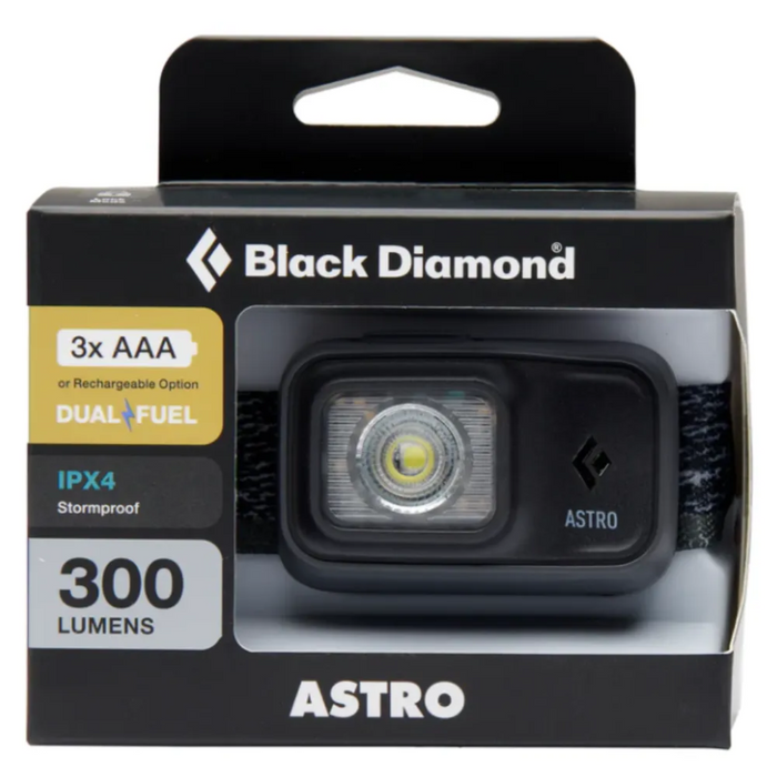 BLACK DIAMOND ASTRO 300 HEADLAMP GRAPHITE
