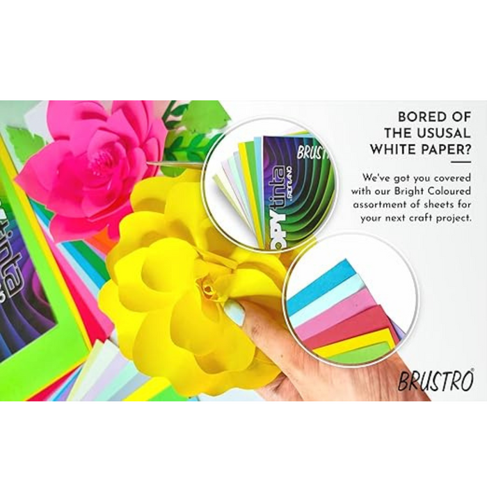 Brustro A4 Copytinta Bright Colour Craft Paper