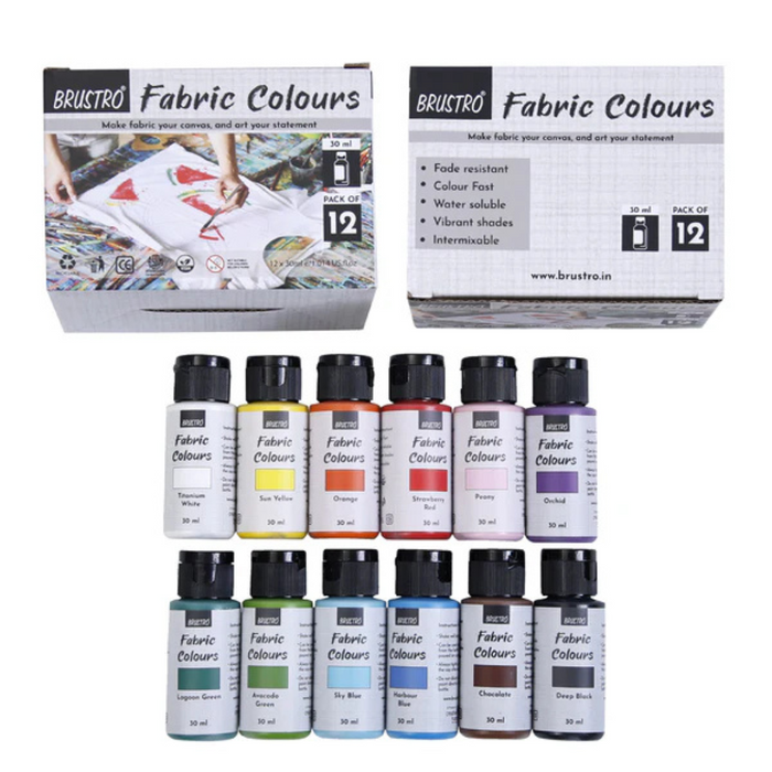 Brustro Artists Multicolor Fabric Colours Set