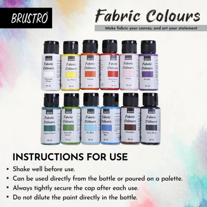 Brustro Artists Multicolor Fabric Colours Set