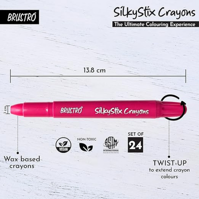 Brustro SilkyStix Crayons Set