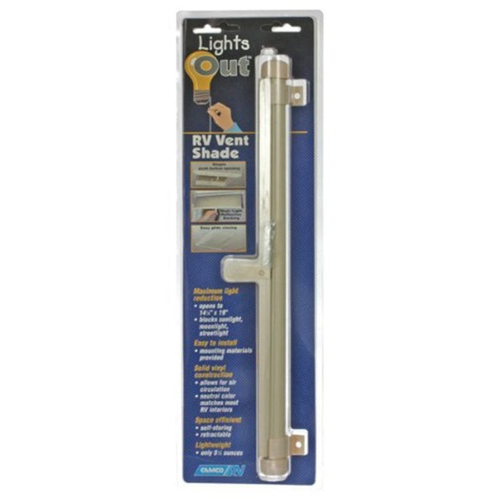 CAMCO LIGHTS OUT VENT SHADE
