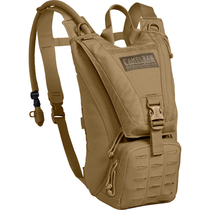 CAMELBAK AMBUSH 3L MILITARY SPEC CRUX HYDRATION PACK SHORT COYOTE