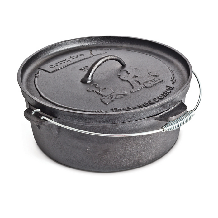 CAMPFIRE 12 QRT DUTCH OVEN PRE-SEASONED