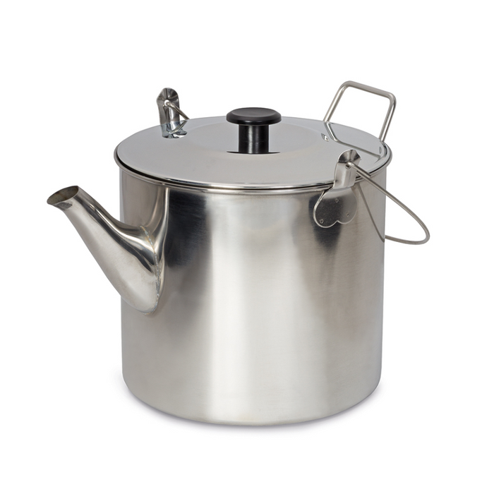 CAMPFIRE BILLY TEAPOT STAINLESS STEEL 2.8L