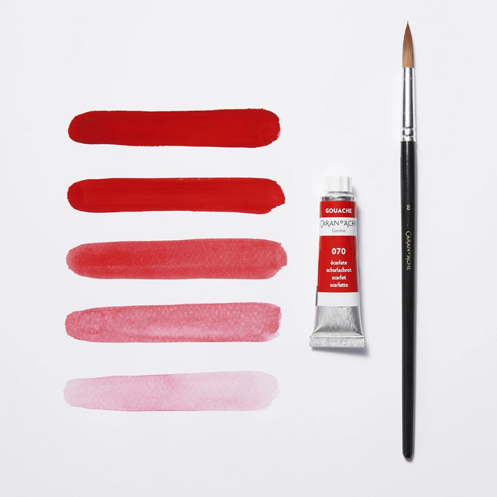 Caran d'ache Classic Gouache Studio Colour Tubes - 10ml in 8 Shades