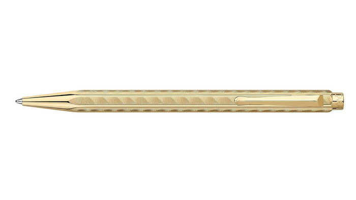 Caran D'Ache Colour TReasure Ecridor Sunlight Gift Set Ballpoint Pen & Leather Case