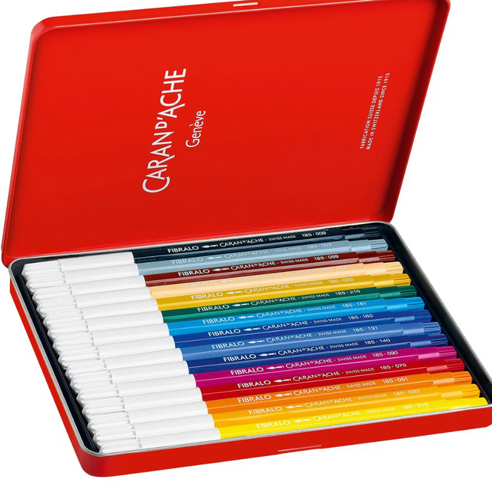 Caran D'ache Fibralo  Tipped 15 Colours Set