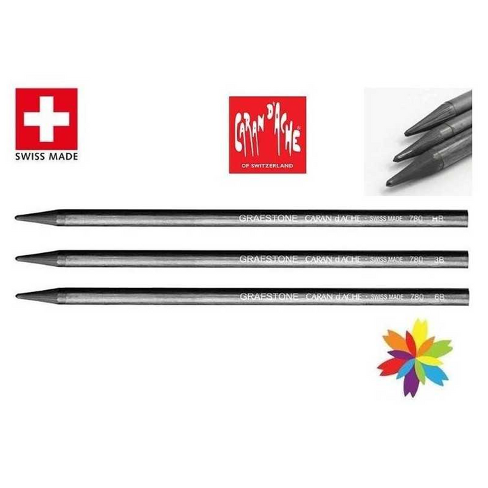Caran d'ache Grafstone Pure Woodless Graphite Pencil-7MM