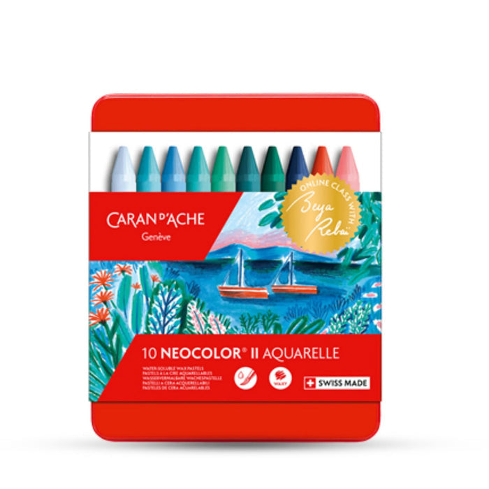 Caran d'ache Neocolor Aquarell Beya Rebaï Oil Pastels Set
