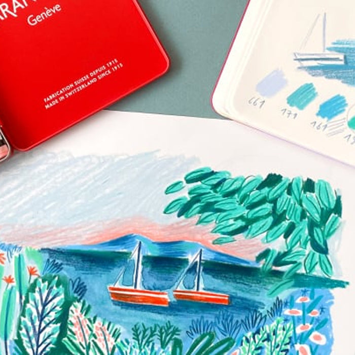 Caran d'ache Neocolor Aquarell Beya Rebaï Oil Pastels Set