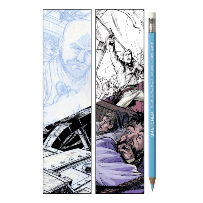 Caran d'ache Sketcher Non Photo Blue Pencil Set