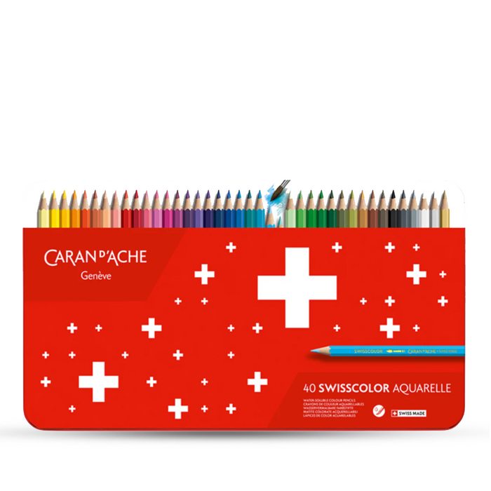 Caran D'Ache Swiss Water Pencil Colours Set