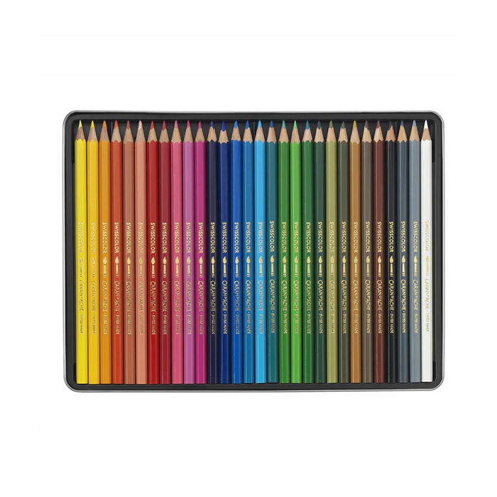 Caran D'Ache Swisscolor Metal Water Pencil Set