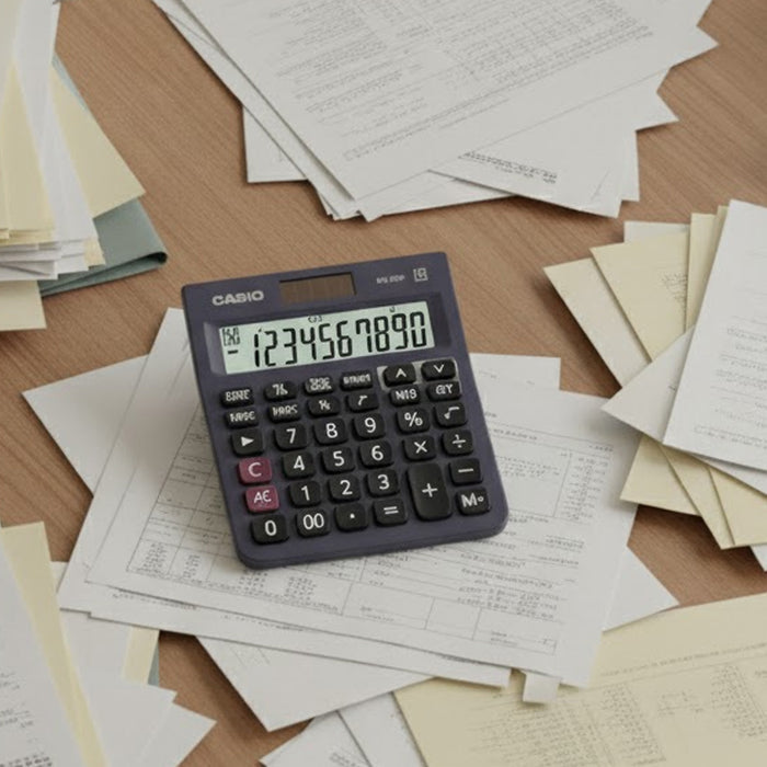 Casio 150 Steps Check and Correct Desktop Calculator with Tax & GT Keys