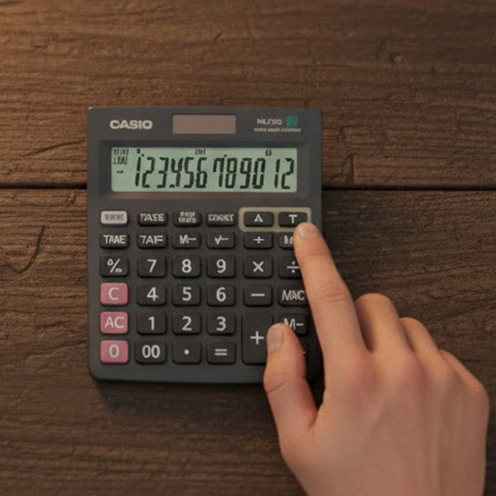 Casio Check and Correct Desktop Calculator with Tax Keys