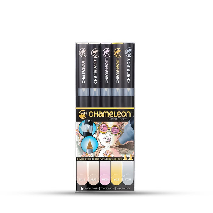 Chameleon Dual Tip Brush Pen Set