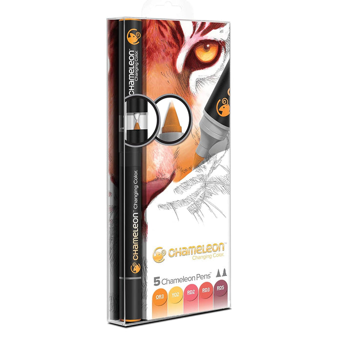 Chameleon Dual Tip Brush Pen Set