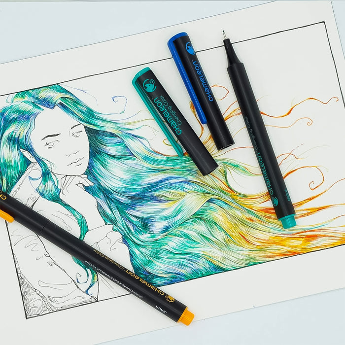 Chameleon Fineliners Cool Colors