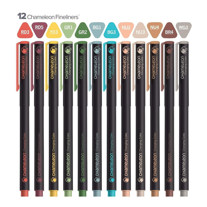 Chameleon Fineliners Designer Colors Set