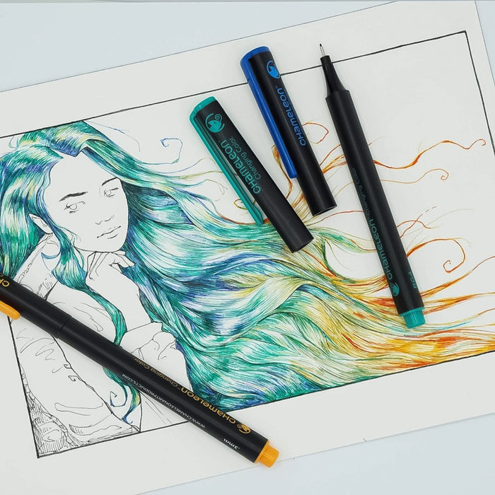 Chameleon Fineliners Designer Colors Set