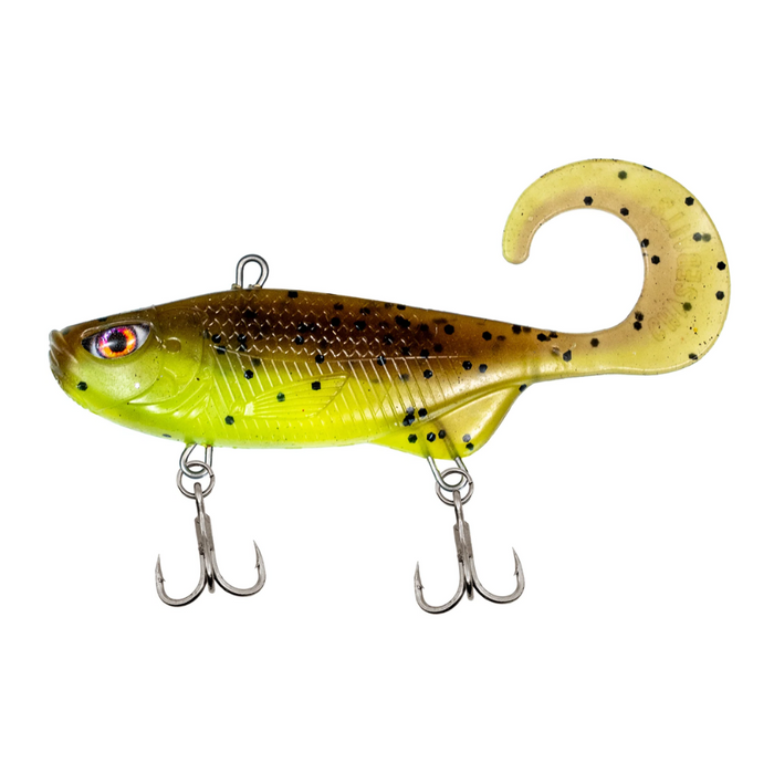 CHASEBAITS CURLY VIBE [SZ:85MM 23G CLR:06 "LIME TIGER"]