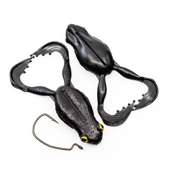 CHASEBAITS FLEXI FROG [SZ:65MM CLR:04 BLACK]