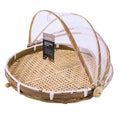CLEVINGER 40CM FOLDABLE BAMBOO FOOD COVER