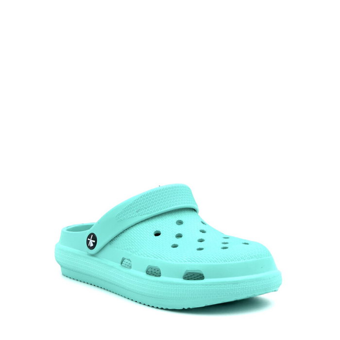 CLOGEES WOMENS SOFTY FASHION CLOG TEAL [SZ:6]