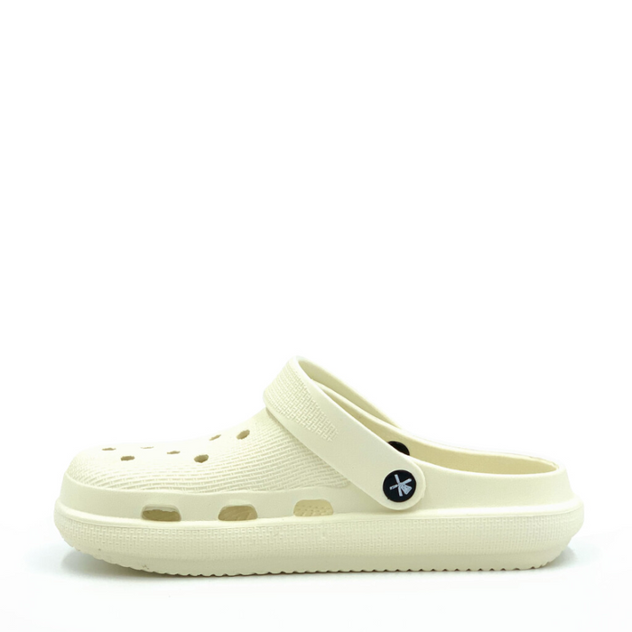 CLOGEES WOMENS SOFTY FASHION CLOG WHITE [SZ:6]