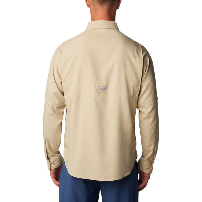 COLUMBIA TAMIAMI II LONG SLEEVE SHIRT MENS FOSSIL [SZ:MEDIUM]