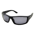 COMPLEAT ANGLER PREMIUM POLARISED SUNGLASSES MATT BLACK FRAME SMOKE LENS