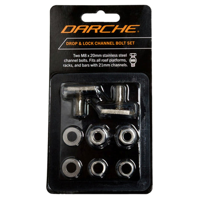 DARCHE DROP AND LOCK CHANNEL BOLT SET