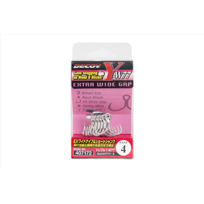 DECOY YW77 EXTRA WIDE GAP TREBLE [SZ:#4]