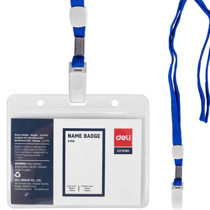 Deli Transparent Name Badge