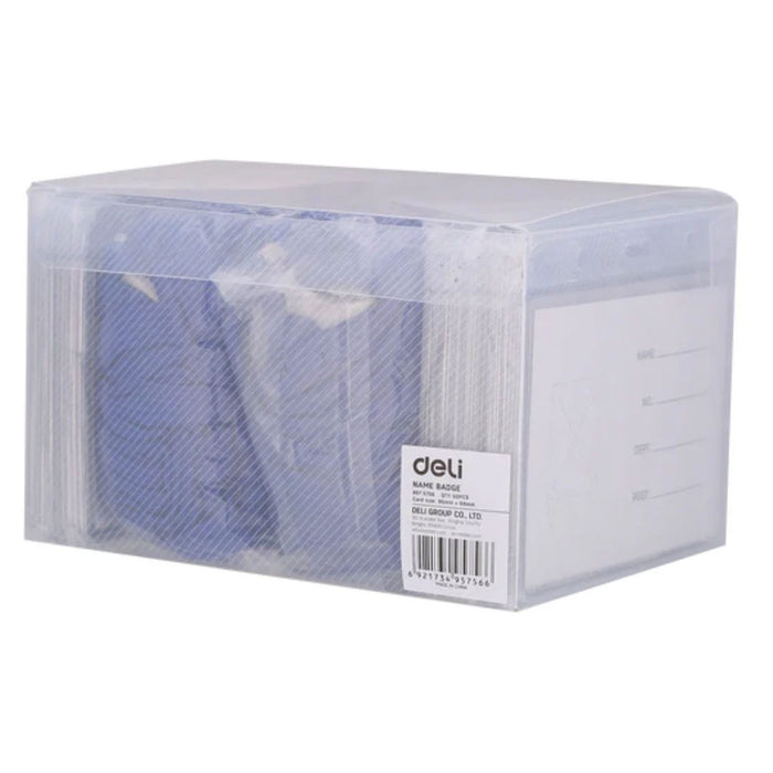 Deli Transparent Name Badge