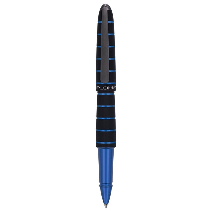 Diplomat Elox Black/Blue Roller Ball Pen D40352030 - SCOOBOO - DP_ELX_BLKBLU_RB_D40352030 - Roller Ball Pen