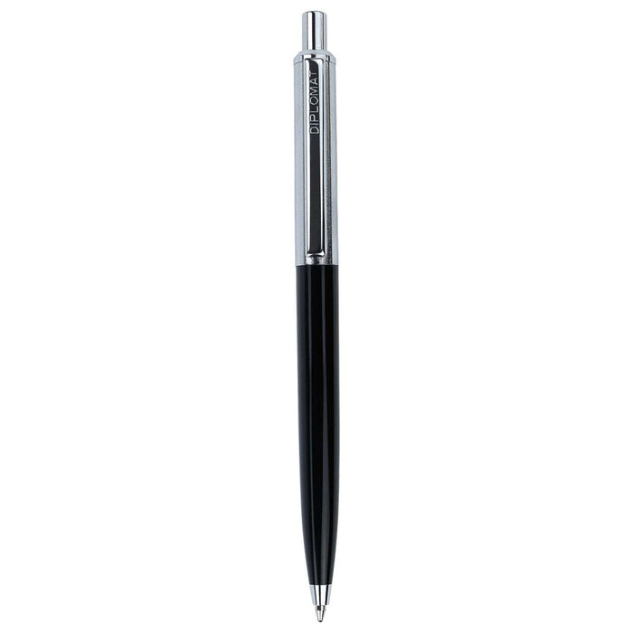 Diplomat Equipment Black Ball Pen D10543007 - SCOOBOO - DP_D10543007_MGM_EQP_BLK_BP - Ballpoint Pen