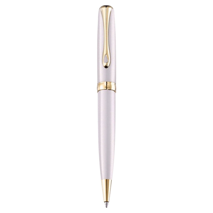 Diplomat Excellence A2 Pearl White Gold easyFLOW Ball Pen D40219040 - SCOOBOO - DP_EXC_A2_PRL_WHT_GLD_BP_D40219040 - Ballpoint Pen