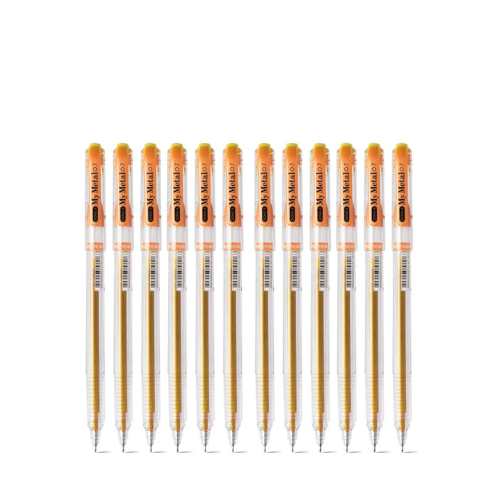 Dong-A 0.7mm Metallic Gel Pen Set