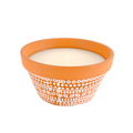 DRAGONFLY TERRACOTTA POT SANDALWOOD CITRONELLA CANDLE