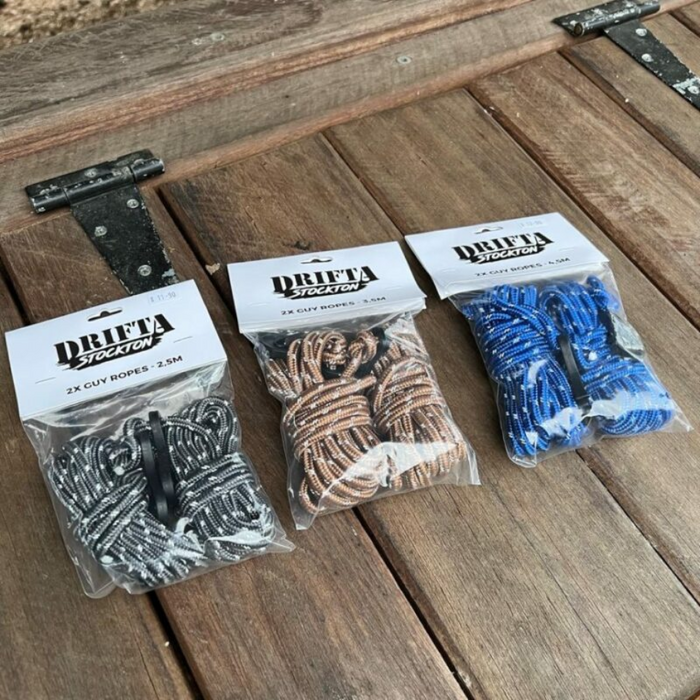 DRIFTA STOCKTON GUY ROPE 2PK [SZ:4.5M]