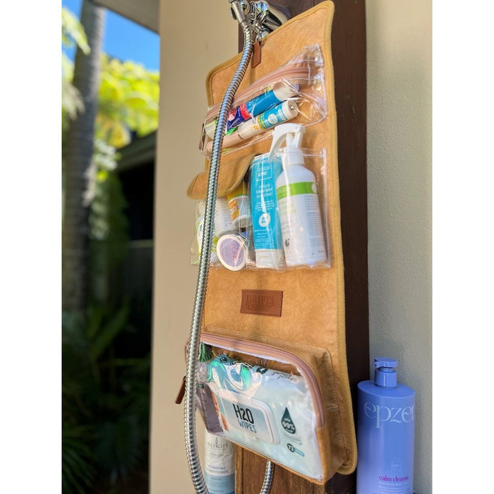 DRIFTA STOCKTON TOILETRY BAG TAN