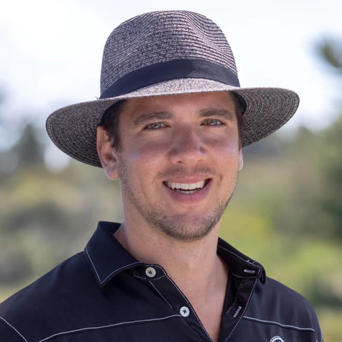 EVOKE REEF PANAMATE HAT EV080 [CLR:CHARCOAL SZ:60CM LARGE/X-LARGE]