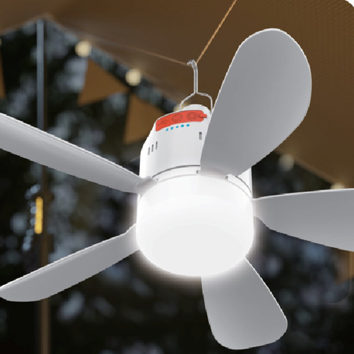 FANTASTIC 12V LED CEILING FAN PORTABLE RECHARGEABLE LITHIUM