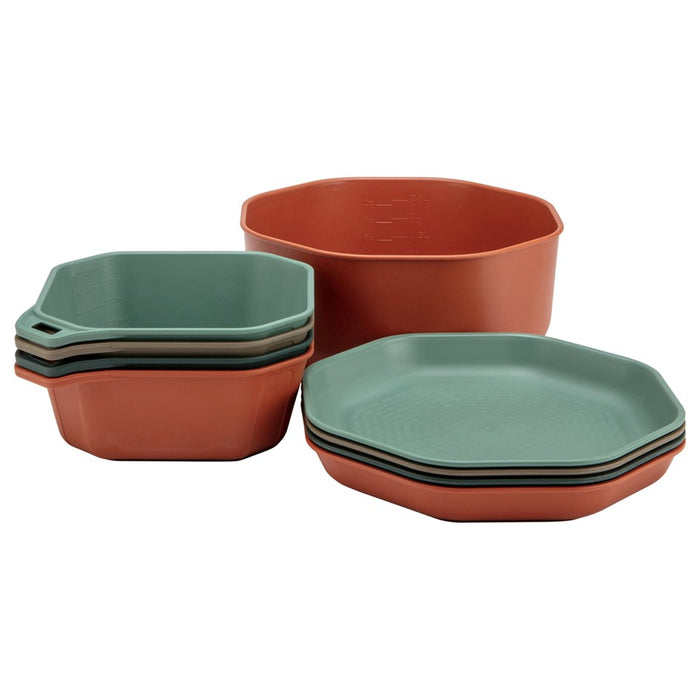 GERBER COMPLEAT TABLEWARE SET 9 PIECES